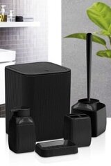 Набор аксессуаров для ванной комнаты Okyanus, 5 предметов, черный цена и информация | Аксессуары для ванной комнаты | 220.lv