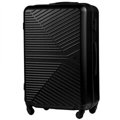 Черный большой чемодан PREDATOR цена и информация | Чемоданы, дорожные сумки | 220.lv