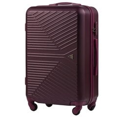 Красный дорожный чемодан DURALUXE, среднего размера цена и информация | Чемоданы, дорожные сумки | 220.lv