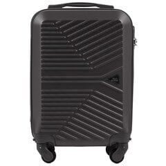 Маленький чемодан для ручной клади MERLIN, темно-серого цвета цена и информация | Чемоданы, дорожные сумки | 220.lv