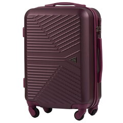 Красный чемодан для ручной клади DURALUXE цена и информация | Чемоданы, дорожные сумки | 220.lv