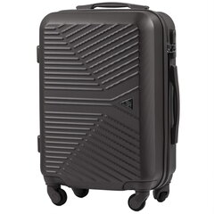 Темно-серый чемодан для ручной клади MERLIN цена и информация | Чемоданы, дорожные сумки | 220.lv