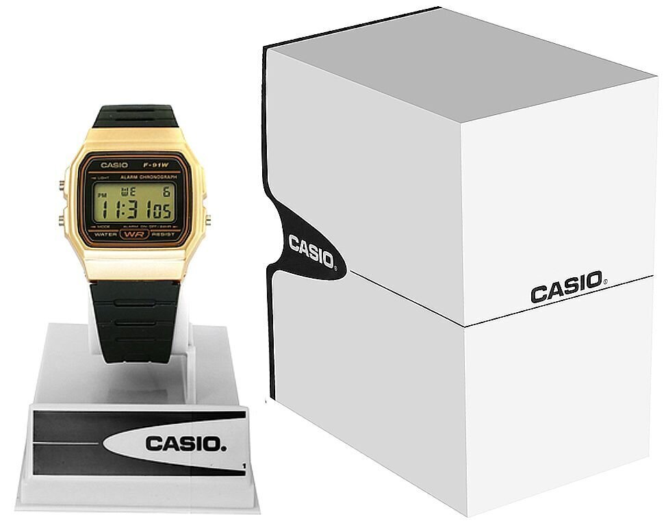 Pulkstenis vīriešiem Casio F-91WM-9ADF cena un informācija | Vīriešu pulksteņi | 220.lv