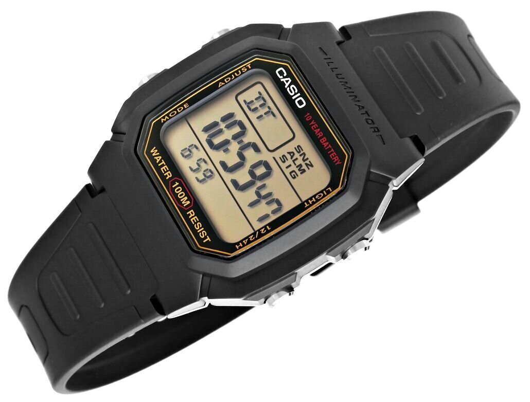 Pulkstenis vīriešiem Casio W-800HG-9AVDF cena un informācija | Vīriešu pulksteņi | 220.lv