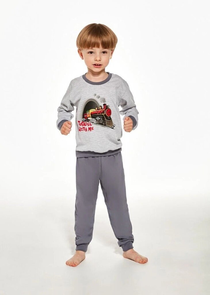 Pidžama zēniem Cornette, pelēka cena un informācija | Zēnu pidžamas, halāti | 220.lv