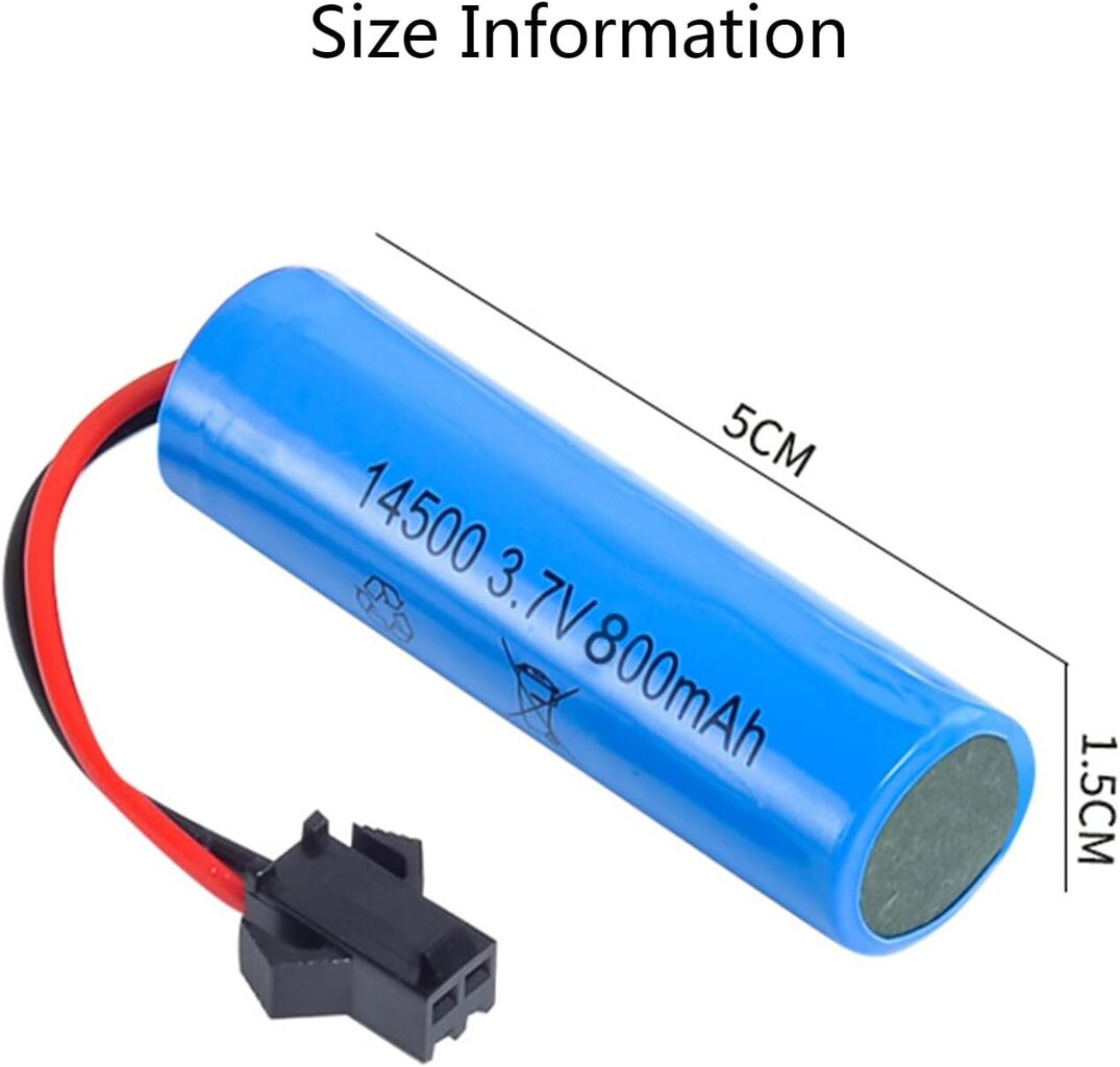 2-daļīgas augstas veiktspējas uzlādējamas rezerves baterijas - Li-ion 3,7 V 800 mAh цена и информация | Droni | 220.lv