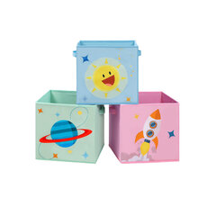Набор из 3 детских складных коробок SONGMICS SHPME457 цена и информация | Ящики для вещей | 220.lv