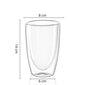 Stikla glāze Springos HA7350, 480 ml cena un informācija | Glāzes, krūzes, karafes | 220.lv