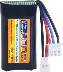 7.4V 600mAh 35C 2S LiPo akumulators ar Molex kontaktdakšu цена и информация | Дроны | 220.lv