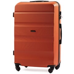 Оранжевый большой чемодан FALCON цена и информация | Чемоданы, дорожные сумки  | 220.lv