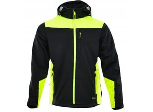 Рабочая куртка Comfort Plus Softshell, черная/зеленая цена и информация | Рабочая одежда | 220.lv