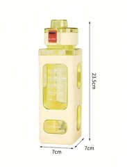 Kawaii бутылка для воды, 700 мл, желтый цена и информация | Фляги для воды | 220.lv