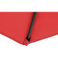 Dārza lietussargs 300 cm, sarkans cena un informācija | Saulessargi, markīzes un statīvi | 220.lv