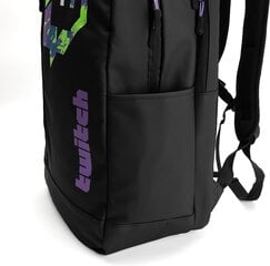 Рюкзак Twitch Everywhere, прорезиненный, черный цена и информация | Школьные рюкзаки, спортивные сумки | 220.lv