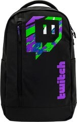 Рюкзак Twitch Everywhere, прорезиненный, черный цена и информация | Школьные рюкзаки, спортивные сумки | 220.lv