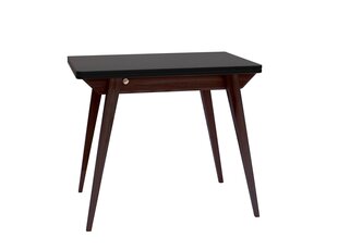 Izvelkamais galds Envelope, 90x65cm, melns cena un informācija | Virtuves galdi, ēdamgaldi | 220.lv
