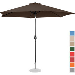 Dārza lietussargs ar diametru 300cm, brūns цена и информация | Зонты, маркизы, стойки | 220.lv
