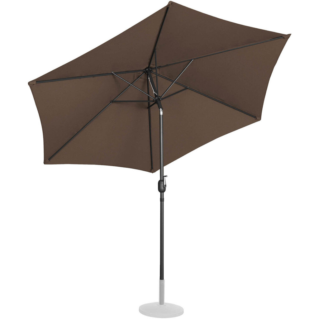 Dārza lietussargs ar diametru 300cm, brūns cena un informācija | Saulessargi, markīzes un statīvi | 220.lv