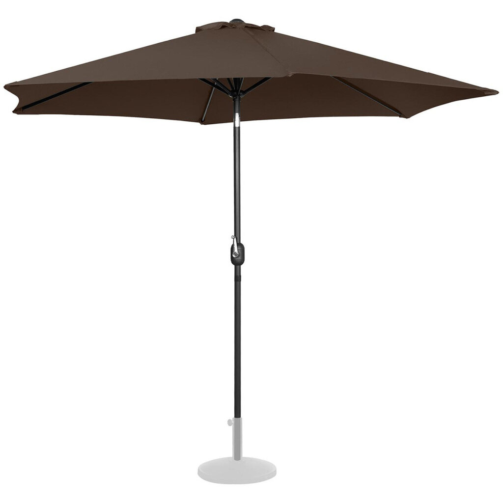 Dārza lietussargs ar diametru 300cm, brūns cena un informācija | Saulessargi, markīzes un statīvi | 220.lv