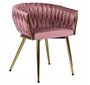 Krēsls Mebel Elite, rozā, 1 gab. цена и информация | Virtuves un ēdamistabas krēsli | 220.lv