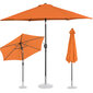 Terases dārza lietussargs 270 cm, oranžs cena un informācija | Saulessargi, markīzes un statīvi | 220.lv