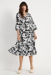 Женское платье MIKA Cellbes, черно-белый цвет цена и информация | Платья | 220.lv