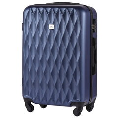 Темно-синий средний чемодан PREDATOR цена и информация | Чемоданы, дорожные сумки | 220.lv