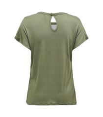 Женская футболка Only Carmacoma, оливковый цена и информация | Футболка женская | 220.lv