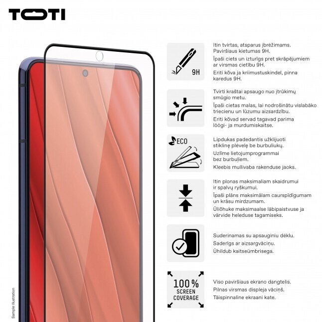 Toti Premium Samsung Galaxy S24 Plus cena un informācija | Ekrāna aizsargstikli | 220.lv