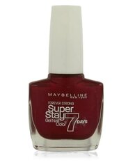 Nagu laka Maybelline Forever Strong Super Stay 7 Days Nail Polish, Nr. 09 Rouge Volcanique, 10 ml cena un informācija | Nagu lakas, stiprinātāji | 220.lv