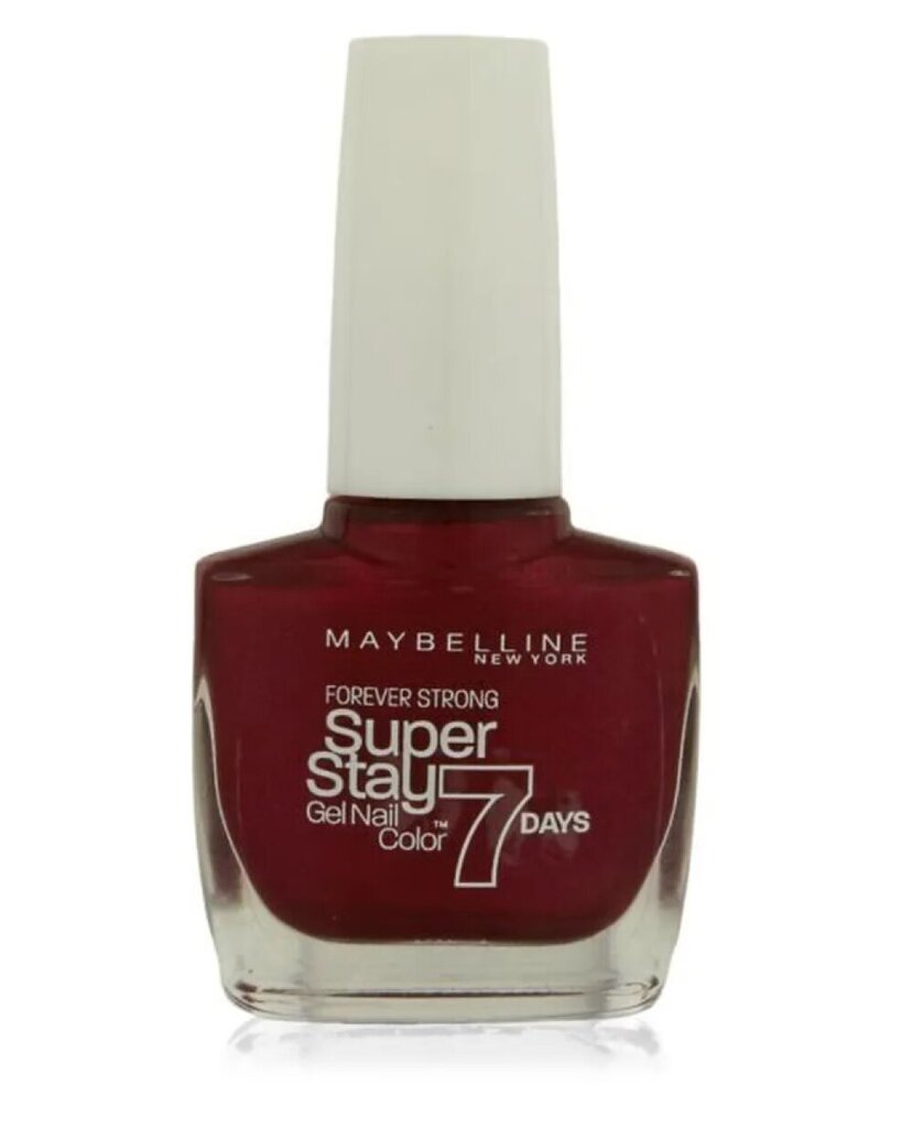 Nagu laka Maybelline Forever Strong Super Stay 7 Days Nail Polish, Nr. 09 Rouge Volcanique, 10 ml цена и информация | Nagu lakas, stiprinātāji | 220.lv