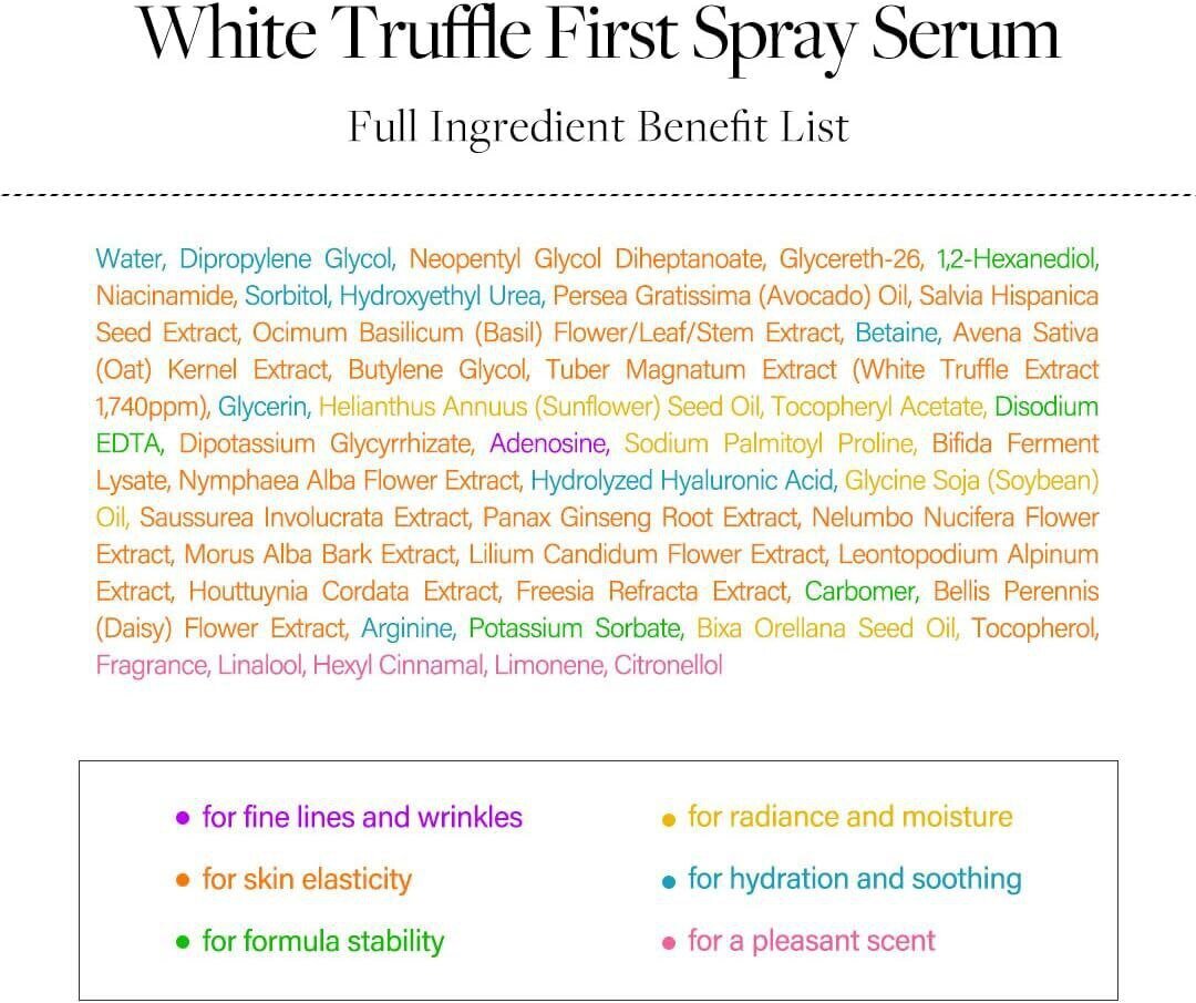 Serums D'Alba White Truffle First Spray Serum, 100 ml cena un informācija | Serumi sejai, eļļas | 220.lv