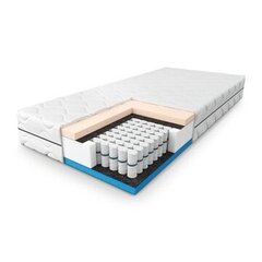 Матрас с карманными пружинами Mr. Solid Support Mattress 90 x 200 x 21см, жесткий цена и информация | Наматрасники | 220.lv