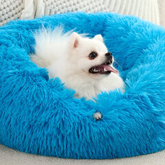Livman H-32 круглая подушка-пончик для домашних животных (кошек и собак) до 3 кг, розовый цена и информация | Лежаки, домики | 220.lv