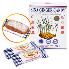 Ingvera pastilas Ginger Candy Sina, 56 g цена и информация | Сладости | 220.lv