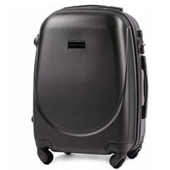 Маленький чемодан для ручной клади VOYAGE темно-серого цвета цена и информация | Чемоданы, дорожные сумки | 220.lv