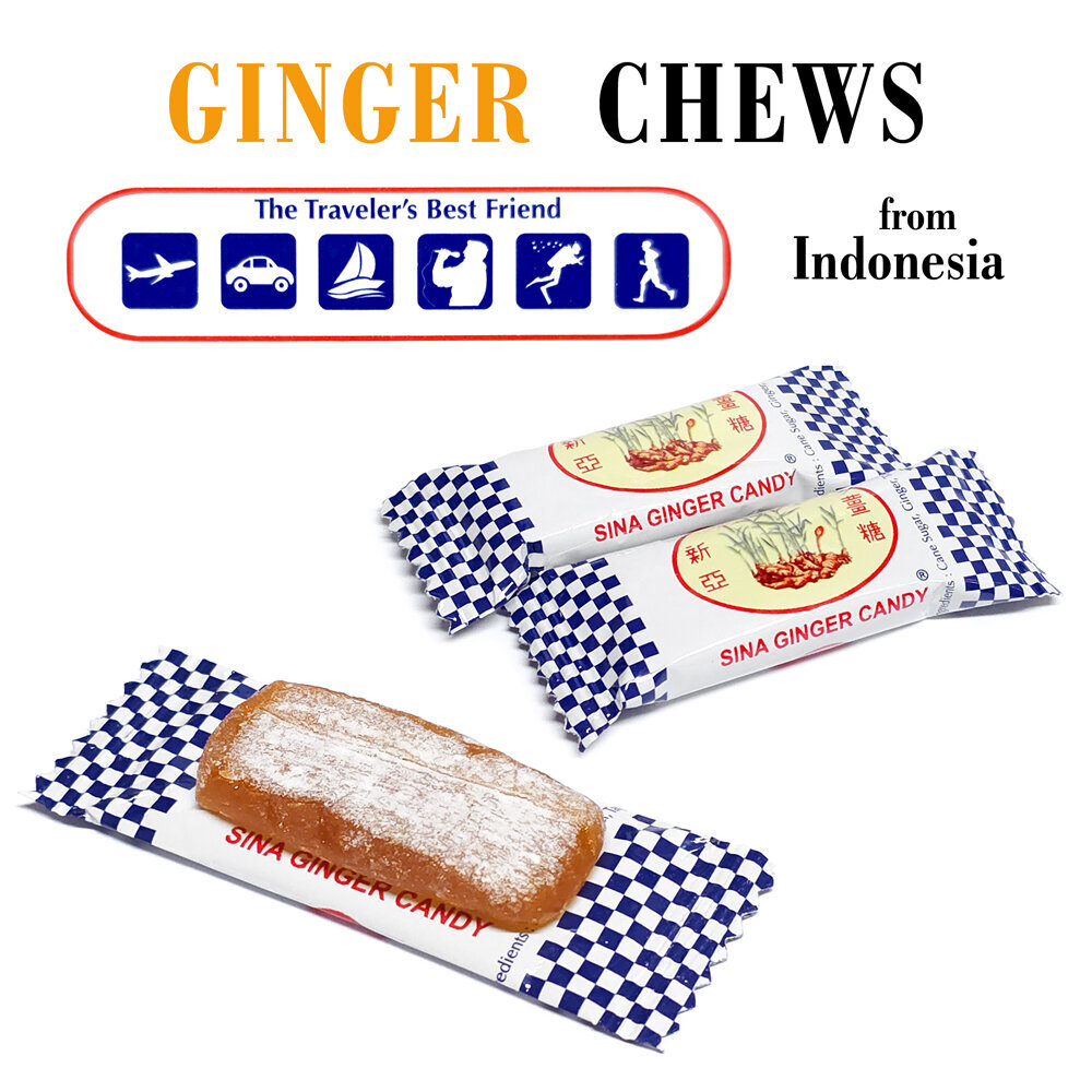 Ingvera pastilas 4 veidi Ginger Candy Sina, 4x56 g цена и информация | Saldumi | 220.lv