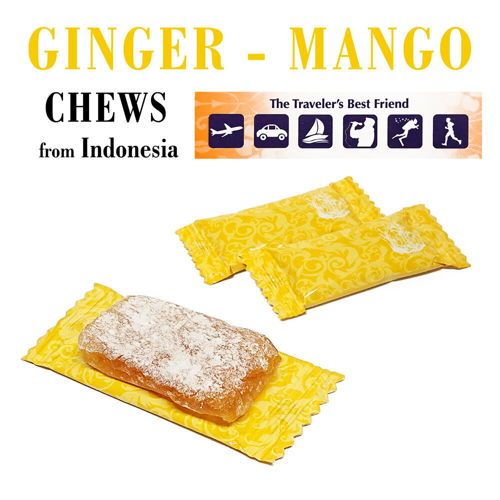 Ingvera pastilas 4 veidi Ginger Candy Sina, 4x56 g цена и информация | Saldumi | 220.lv