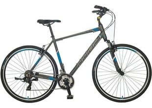 Pilsētas velosipēds Polar Helix 20, 28", pelēks/zils XL cena un informācija | Velosipēdi | 220.lv