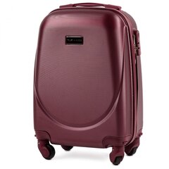 Маленький чемодан для ручной клади PEACOCK бордового цвета цена и информация | Чемоданы, дорожные сумки | 220.lv