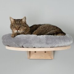 Pie sienas stiprināma kaķu gulta, pēleka cena un informācija | Suņu gultas, spilveni, būdas | 220.lv