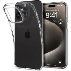 Case SPIGEN Liquid Crystal ACS06557 do Iphone 15 Pro Max - Crystal Clear цена и информация | Чехлы для телефонов | 220.lv