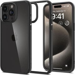 Spigen Ultra Hybrid iPhone 15 Pro 6.1" czarny|matte black ACS06713 цена и информация | Чехлы для телефонов | 220.lv