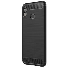 „Carbon“ твердый силиконовый чехол (TPU) - черный (Nokia 5.1 Plus 2018) цена и информация | Чехлы для телефонов | 220.lv