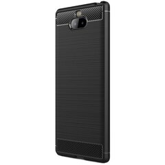 „Carbon“ твердый силиконовый чехол (TPU) - черный (Nokia 5.1 Plus 2018) цена и информация | Чехлы для телефонов | 220.lv