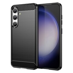 „Carbon“ твердый силиконовый чехол (TPU) - черный (P Smart Z) цена и информация | Чехлы для телефонов | 220.lv