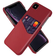 Кожаный чехол „KSQ“ Shell – красный (Galaxy A80) цена и информация | Чехлы для телефонов | 220.lv