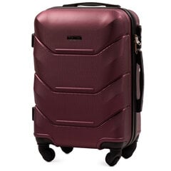 Бордовый чемодан для ручной клади PEACOCK цена и информация | Чемоданы, дорожные сумки | 220.lv