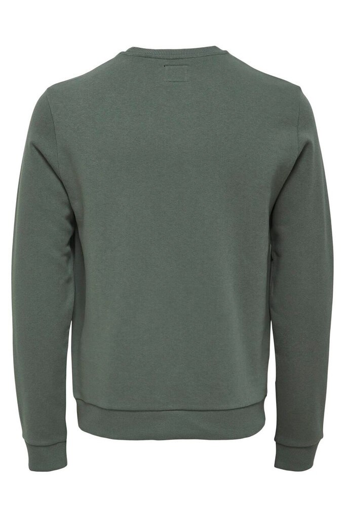 Sporta džemperis vīriešiem Only & Sons 22018683CASTORGRAY, zaļš цена и информация | Vīriešu jakas | 220.lv