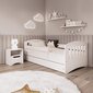 Bērnu gulta ar atvilktni bez matrača Kocot Kids Classic 1, balta cena un informācija | Bērnu gultas | 220.lv